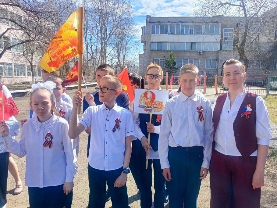 Бессмертный полк в нашей школе!.
